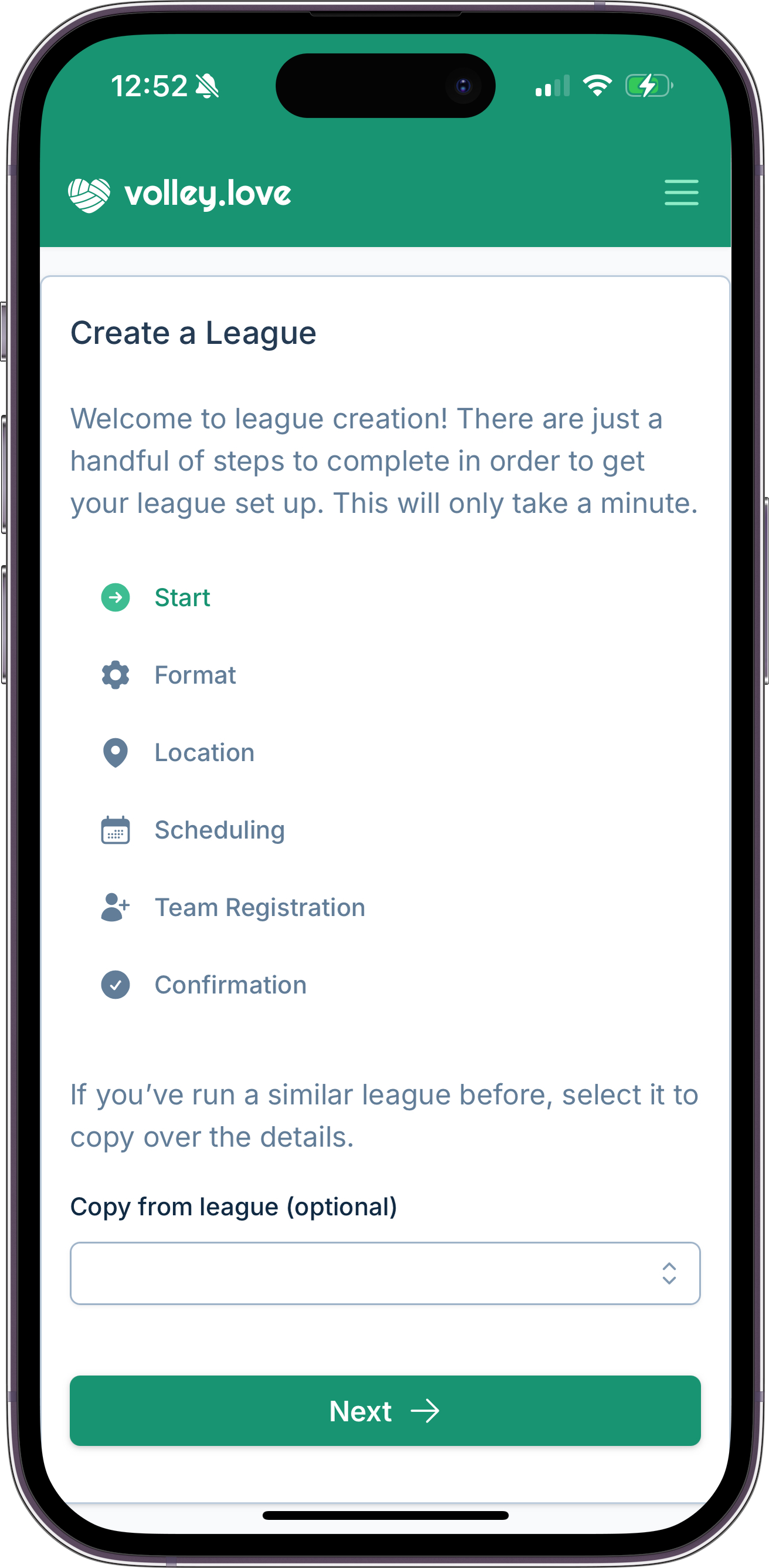 Create your league