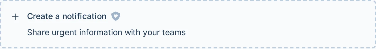 Notification banner in volley.love, a volleyball communication hub for league managers